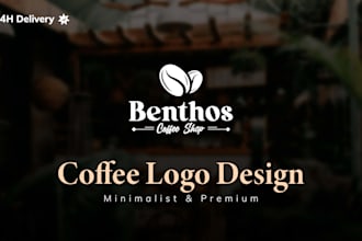 design a modern coffee shop logo