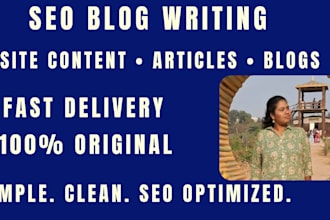 deliver engaging and SEO optimized blog and website content