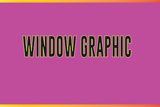 custom shopfront and window graphics for your business