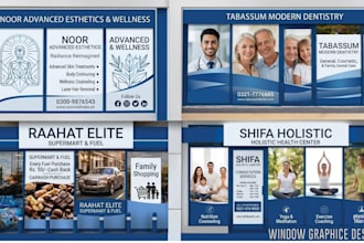 custom shopfront and window graphics for your business