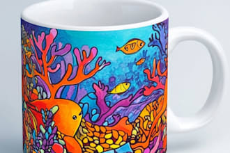 draw a mug or coffee mug design