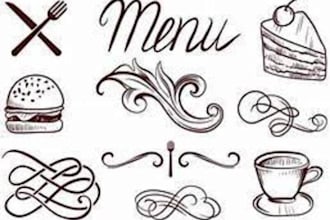 design food menu and price list