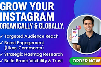 organic instagram growth and management for fast engagement
