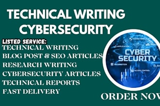 do technical writing, articles, technical research, essay writing cyber security