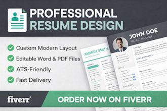 design a professional resume or CV using canva