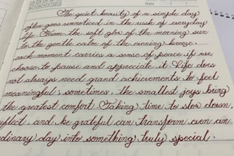 design elegant cursive handwriting for your projects