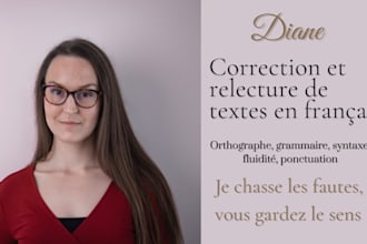 proofread and correct your documents in french