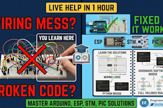 create, debug, and consult your arduino, esp32, or raspberry pi projects
