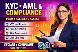 help in compliance kyc, aml and know your customer