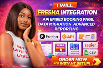 fresha integration api embed booking page data migration advabced reporting