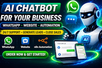 build n8n ai chatbot for your business n8n whatsapp website automation