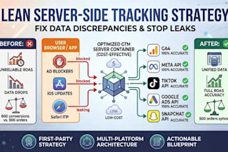 design a server side tracking and web analytics data strategy