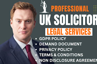 write terms and conditions, privacy policy and other documents