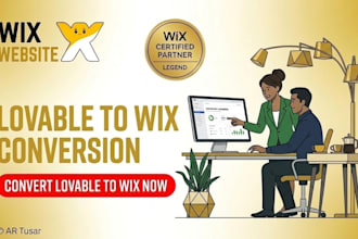 convert lovable site to wix website, wix store or landing page