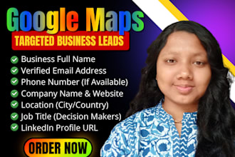 scrape google maps data for b2b lead generation