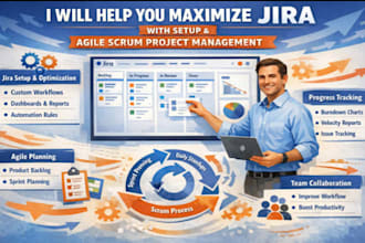 help you maximize jira setup, , agile scrum project management