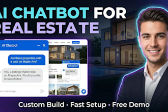 build ai chatbot for real estate website