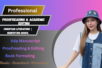 edit proofread christian manuscript kdp nonfiction selfhelp book formatting