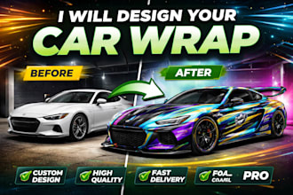 create realistic car tuning and exterior design