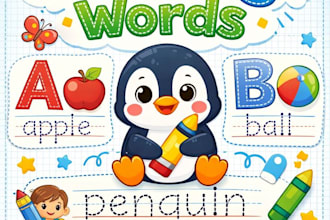 create custom activity books, worksheets for children