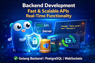 build a scalable rest API backend in golang using gin