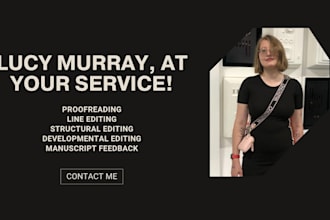 proofread your novel and provide feedback
