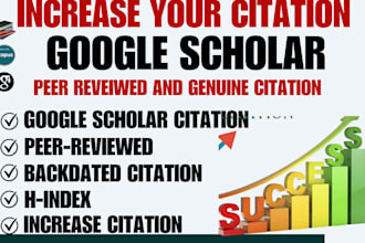 increase google scholar citation, scopus citation, backdated citation, h index
