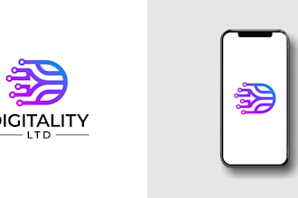 create professional tech, software and cybersecurity logo design