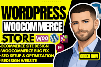 fix, customize or redesign wordpress woocommerce store with SEO and speed