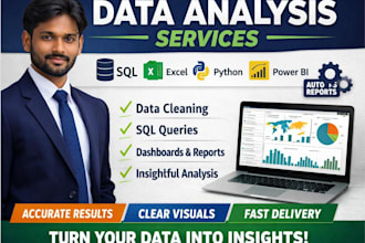 perform professional data analysis and reporting