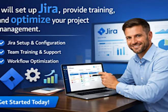 set up jira, provide training, and optimize your project management