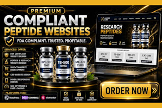 design peptide website peptide research website fda complaint peptide website