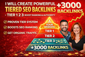 create powerful tiered SEO backlinks tier 1 2 3 to boost ranking and authority