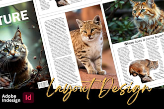 indesign magazine, newapaper layout