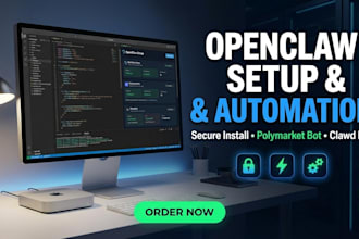 openclaw setup open claw secure installation mac mini polymarket bot clawd bot