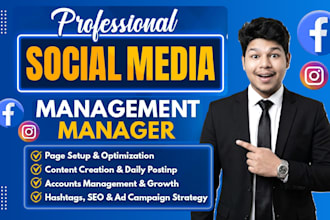professionally create and setup facebook business page and instagram page