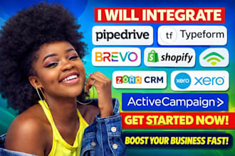 integrate pipedrive typeform brevo shopify klaviyo zoho crm xero activecampaign