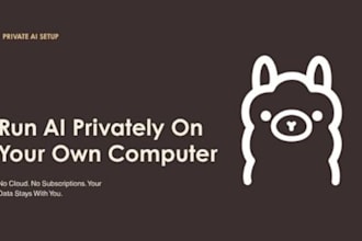 set up a private local ai on your PC with no subscription or data leaks