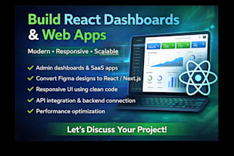 react dashboards and web apps
