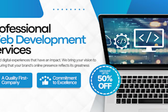 develop a full stack web application for your business