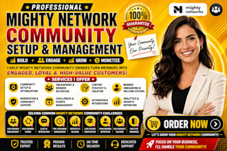 create mighty network membership website, mighty networks design, online course