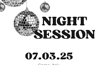 vibrant party flyer design