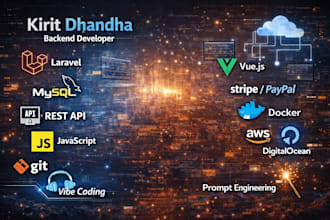 develop laravel PHP web application