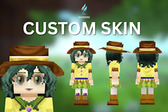 create high quality custom skin for your hytale