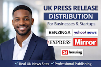 do uk press release distribution for business announcements and startup launches