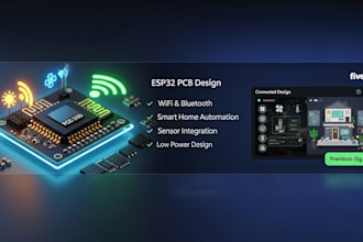 smart home iot pcb with esp32, wifi, automation systems, esp32, smart switch