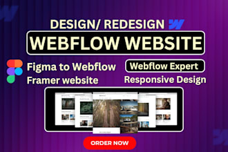 do webflow website, webflow design, figma to webflow, webflow expert, webflow