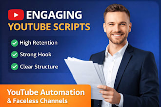 write engaging youtube scripts with high retention