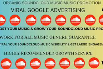 do best organic soundcloud music promotion for real growth using google ads