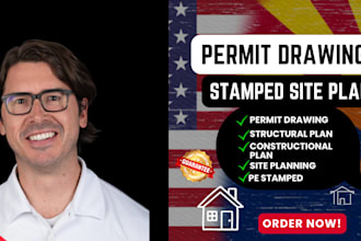 create permit drawings, site plans, and hvac layouts for approval